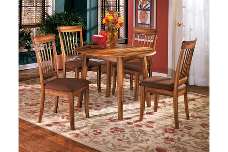 Berringer Rustic Brown Dining Drop Leaf Table by Ashley at Eve Furniture