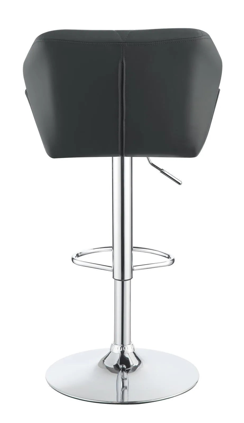 Berrington Chrome and Gray Adjustable Bar Stools, Set of 2 by Coaster at Eve Furniture