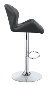 Berrington Chrome and Gray Adjustable Bar Stools, Set of 2 by Coaster at Eve Furniture