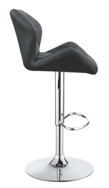 Berrington Chrome and Gray Adjustable Bar Stools, Set of 2 by Coaster at Eve Furniture