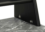 Besler Grey Stone/Black 47-inch SmartTop Writing Desk with Shelf by Coaster at Eve Furniture