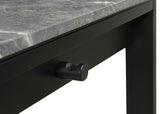 Besler Grey Stone/Black 47-inch SmartTop Writing Desk with Shelf by Coaster at Eve Furniture