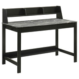 Besler Grey Stone/Black 47-inch SmartTop Writing Desk with Shelf by Coaster at Eve Furniture