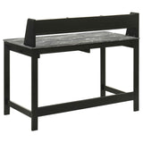 Besler Grey Stone/Black 47-inch SmartTop Writing Desk with Shelf by Coaster at Eve Furniture