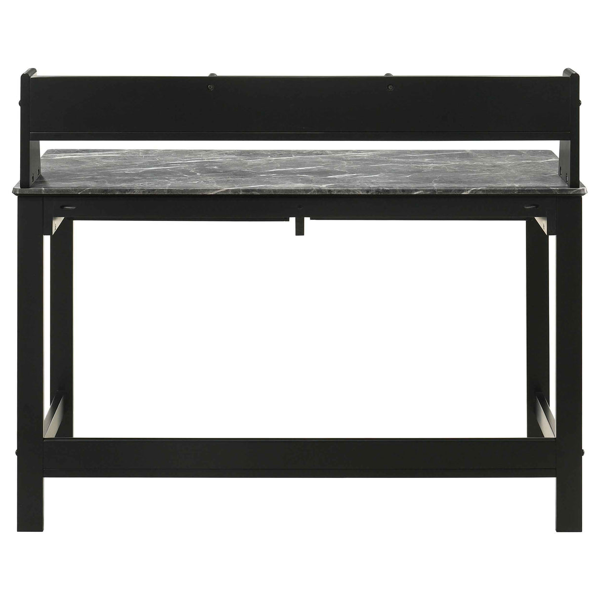 Besler Grey Stone/Black 47-inch SmartTop Writing Desk with Shelf by Coaster at Eve Furniture
