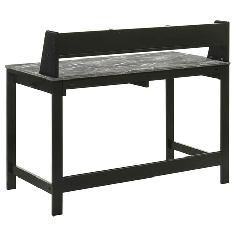 Besler Grey Stone/Black 47-inch SmartTop Writing Desk with Shelf by Coaster at Eve Furniture