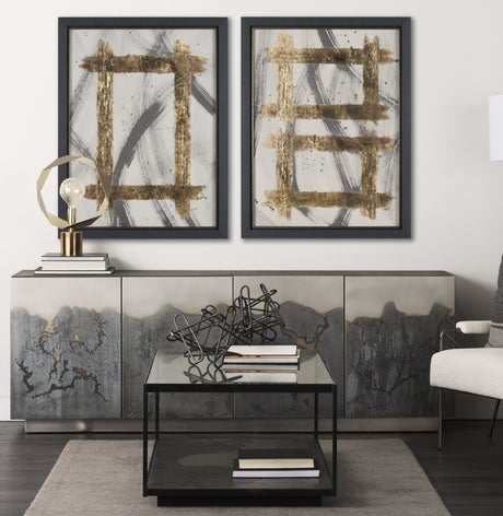 Besmirched I by Studio M a handmade Original Framed Artwork under Glass by Mercana at Eve Furniture