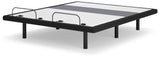 Best Base with Lumbar and Audio Charcoal Gray King Adjustable Base by Ashley at Eve Furniture