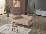 Beta 3-pieces (Sofa & Loveseat & Chair) Livingroom Set in Beige by Furnia at Eve Furniture