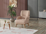 Beta 3-pieces (Sofa & Loveseat & Chair) Livingroom Set in Beige by Furnia at Eve Furniture
