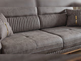 Beta 3-pieces (Sofa & Loveseat & Chair) Livingroom Set in Fume by Furnia at Eve Furniture