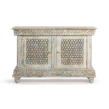 Beth 2 Door Cabinet - Seaside Blue by Classic Home at Eve Furniture