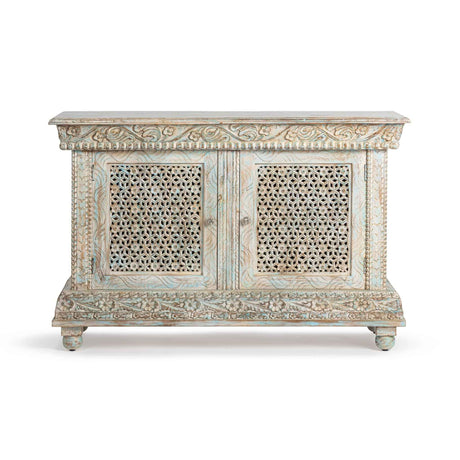 Beth 2 Door Cabinet - Seaside Blue by Classic Home at Eve Furniture
