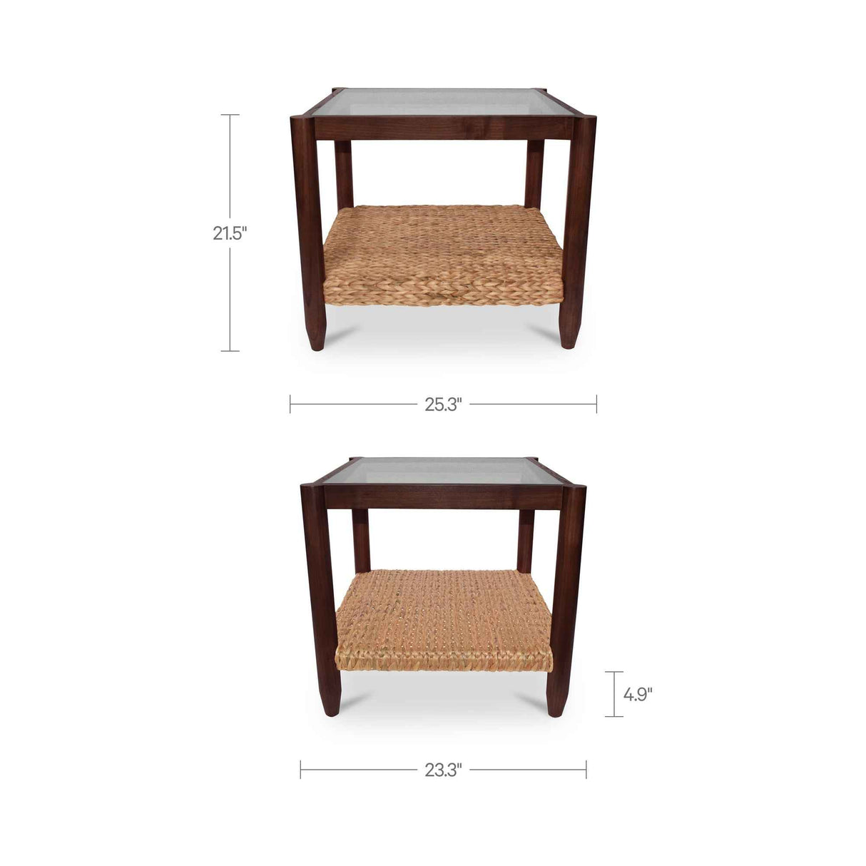 Beth Brown Side Table by Moe's Home at Eve Furniture