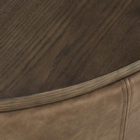 Bethanstone Warm Brown Storage Ottoman by Ashley at Eve Furniture