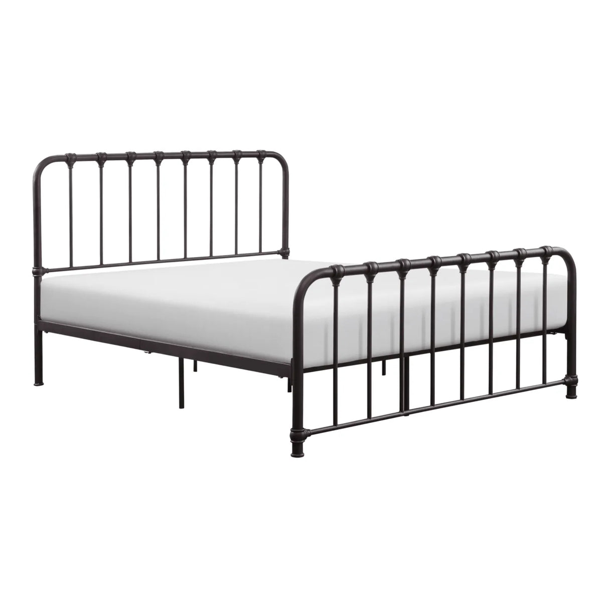 Bethany Dark Bronze Queen Metal Platform Bed by Homelegance at Eve Furniture