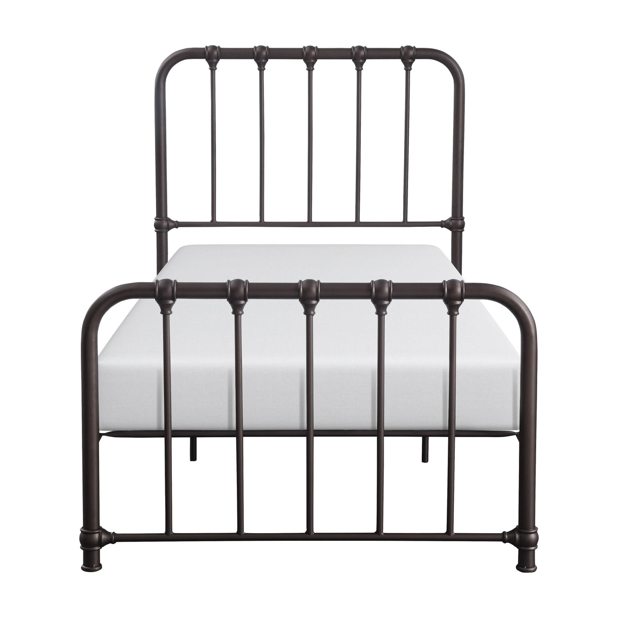 Bethany Dark Bronze Twin Metal Platform Bed by Homelegance at Eve Furniture