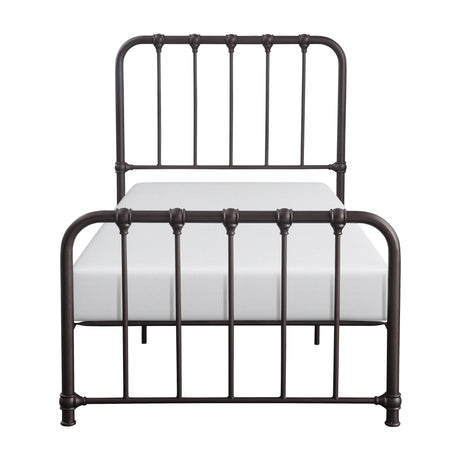 Bethany Dark Bronze Twin Metal Platform Bed by Homelegance at Eve Furniture