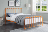 Bethany Orange Queen Metal Platform Bed by Homelegance at Eve Furniture