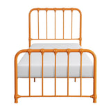 Bethany Orange Twin Metal Platform Bed by Homelegance at Eve Furniture