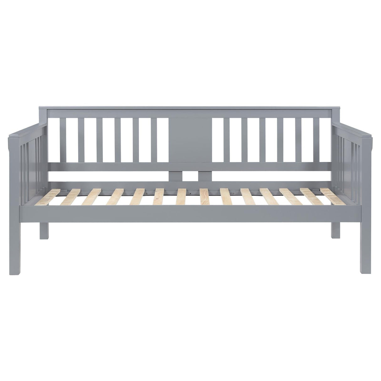 Bethany Wood Twin Daybed with Drop-down Tables Grey