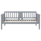 Bethany Wood Twin Daybed with Drop-down Tables Grey