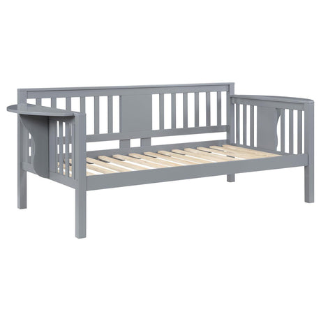 Bethany Wood Twin Daybed with Drop-down Tables Grey by Coaster at Eve Furniture