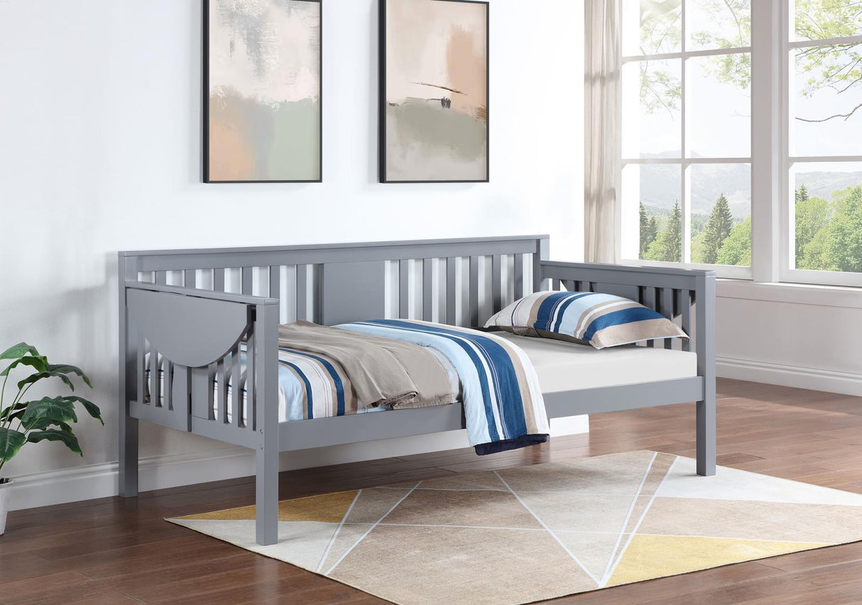 Bethany Wood Twin Daybed with Drop-down Tables Grey by Coaster at Eve Furniture