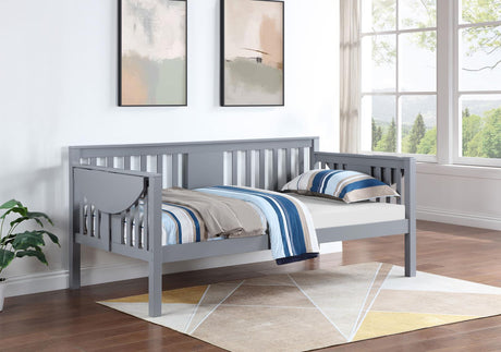 Bethany Wood Twin Daybed with Drop-down Tables Grey by Coaster at Eve Furniture