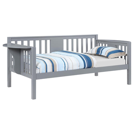Bethany Wood Twin Daybed with Drop-down Tables Grey by Coaster at Eve Furniture