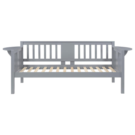 Bethany Wood Twin Daybed with Drop-down Tables Grey by Coaster at Eve Furniture