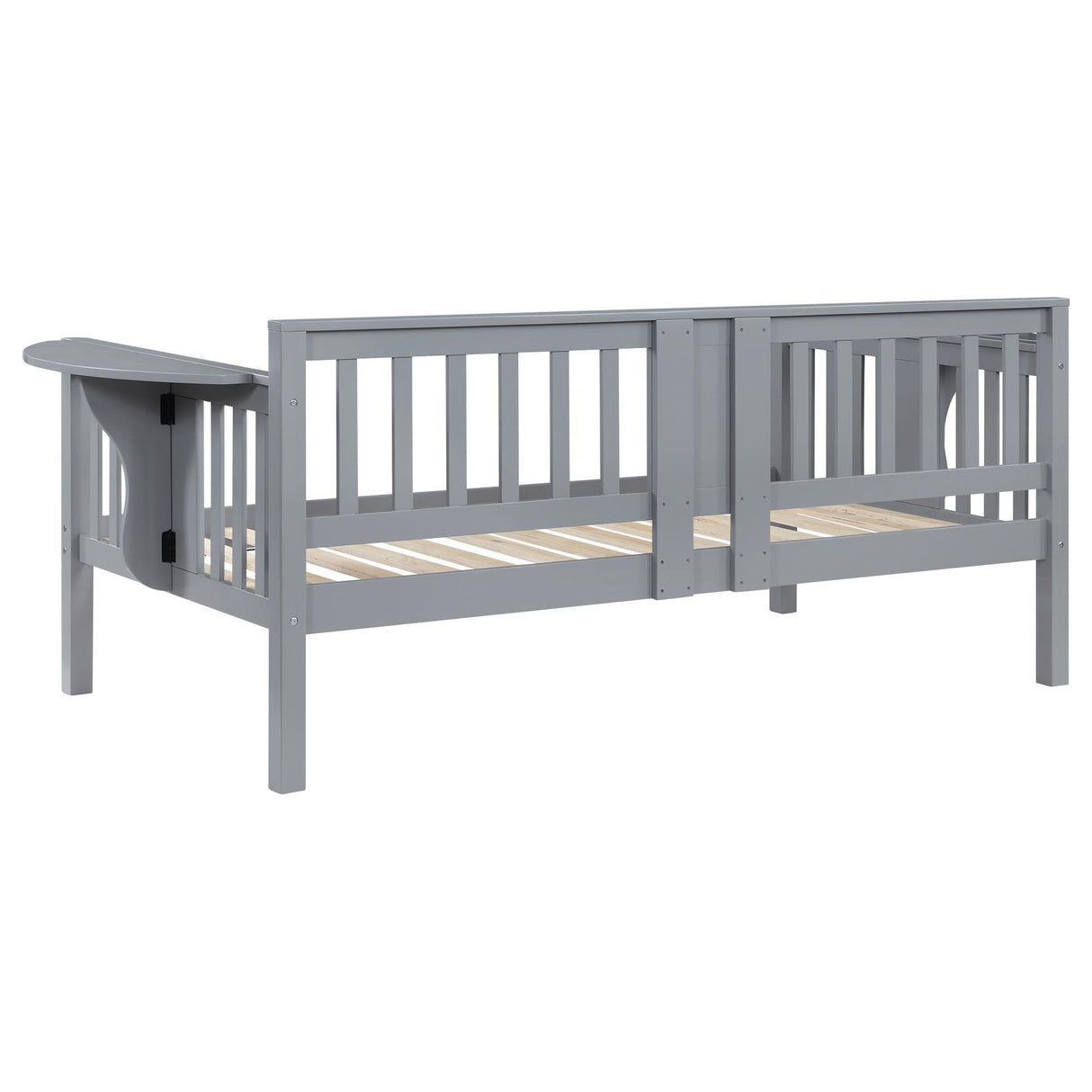 Bethany Wood Twin Daybed with Drop-down Tables Grey by Coaster at Eve Furniture