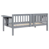 Bethany Wood Twin Daybed with Drop-down Tables Grey by Coaster at Eve Furniture
