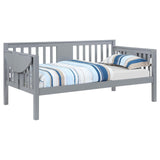 Bethany Wood Twin Daybed with Drop-down Tables Grey by Coaster at Eve Furniture