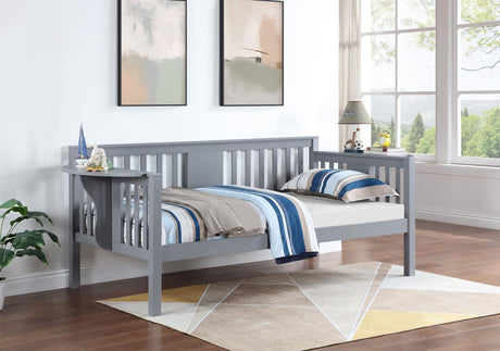 Bethany Wood Twin Daybed with Drop-down Tables Grey by Coaster at Eve Furniture