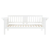 Bethany Wood Twin Daybed with Drop-down Tables White by Coaster at Eve Furniture