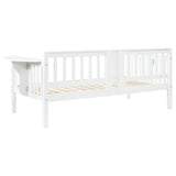 Bethany Wood Twin Daybed with Drop-down Tables White by Coaster at Eve Furniture