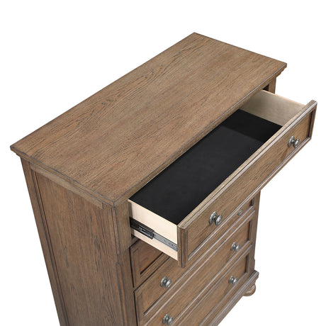 Bethel Antique Brown Chest by Homelegance at Eve Furniture