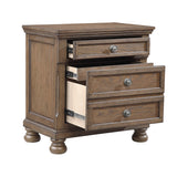 Bethel Antique Brown Nightstand by Homelegance at Eve Furniture
