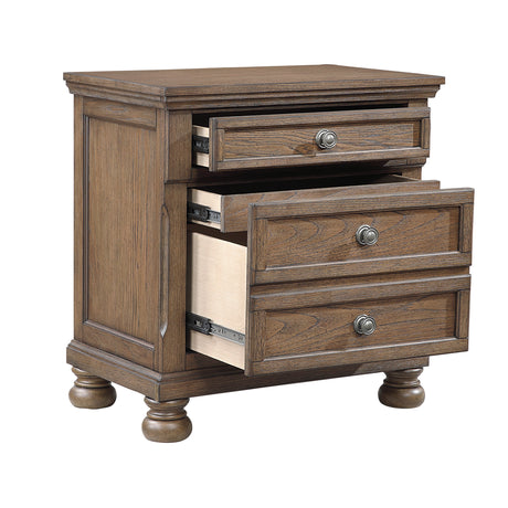 Bethel Antique Brown Nightstand by Homelegance at Eve Furniture
