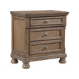 Bethel Antique Brown Nightstand by Homelegance at Eve Furniture