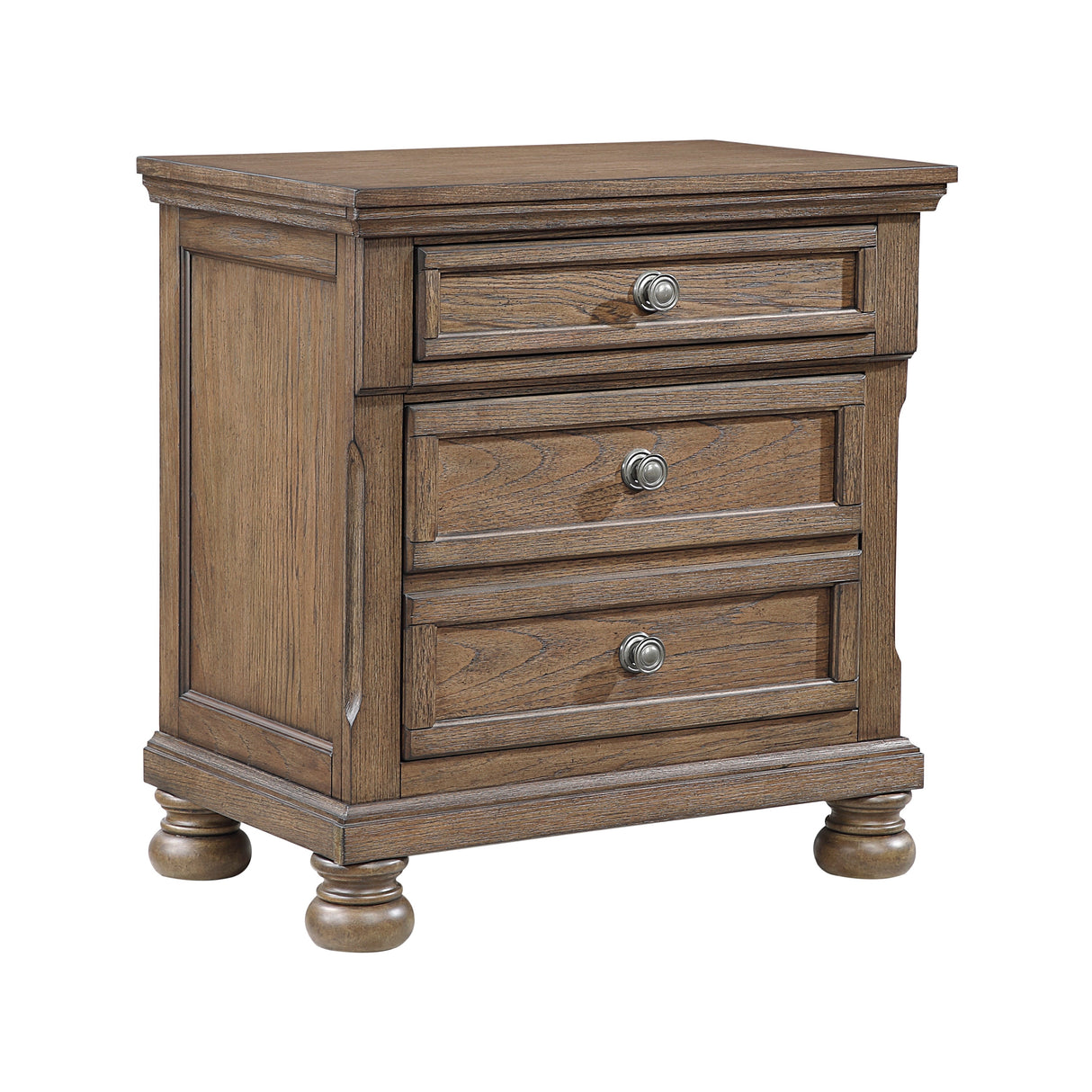 Bethel Antique Brown Nightstand by Homelegance at Eve Furniture