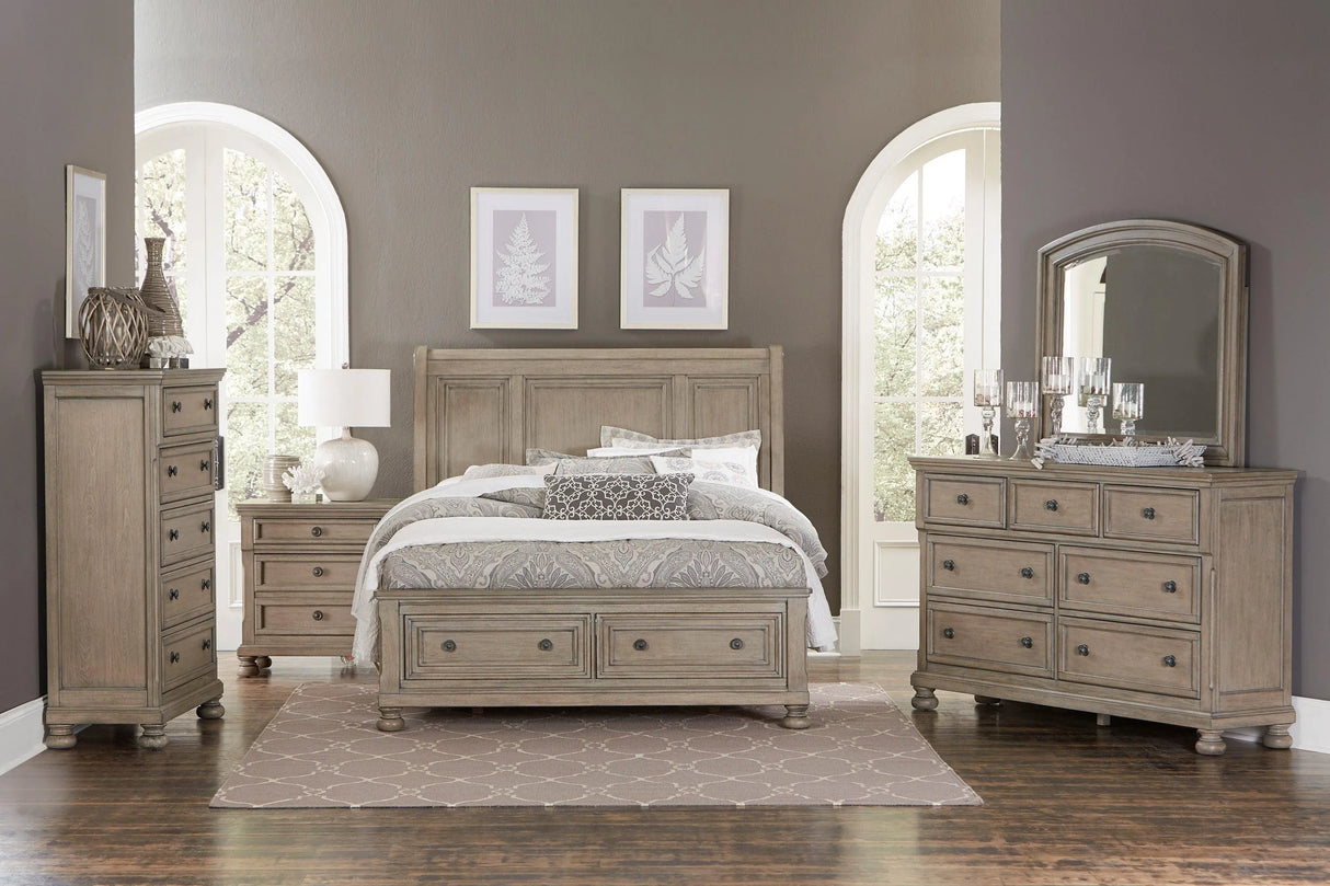 Bethel Wire Brushed Gray Dresser by Homelegance at Eve Furniture