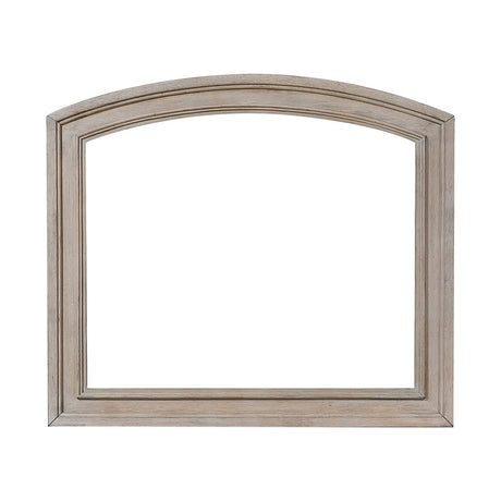 Bethel Wire Brushed Gray Mirror (Mirror Only) by Homelegance at Eve Furniture