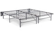 Better than a Boxspring Gray 2-Piece King Foundation by Ashley at Eve Furniture