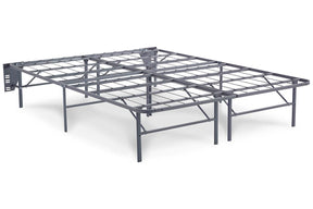 Better than a Boxspring Gray Queen Foundation by Ashley at Eve Furniture