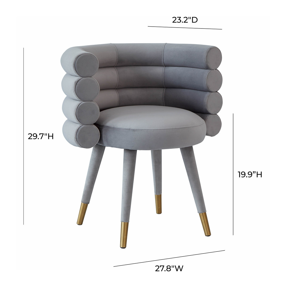 Betty Velvet Dining Chair by TOV Furniture at Eve Furniture