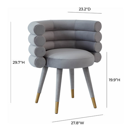 Betty Velvet Dining Chair by TOV Furniture at Eve Furniture