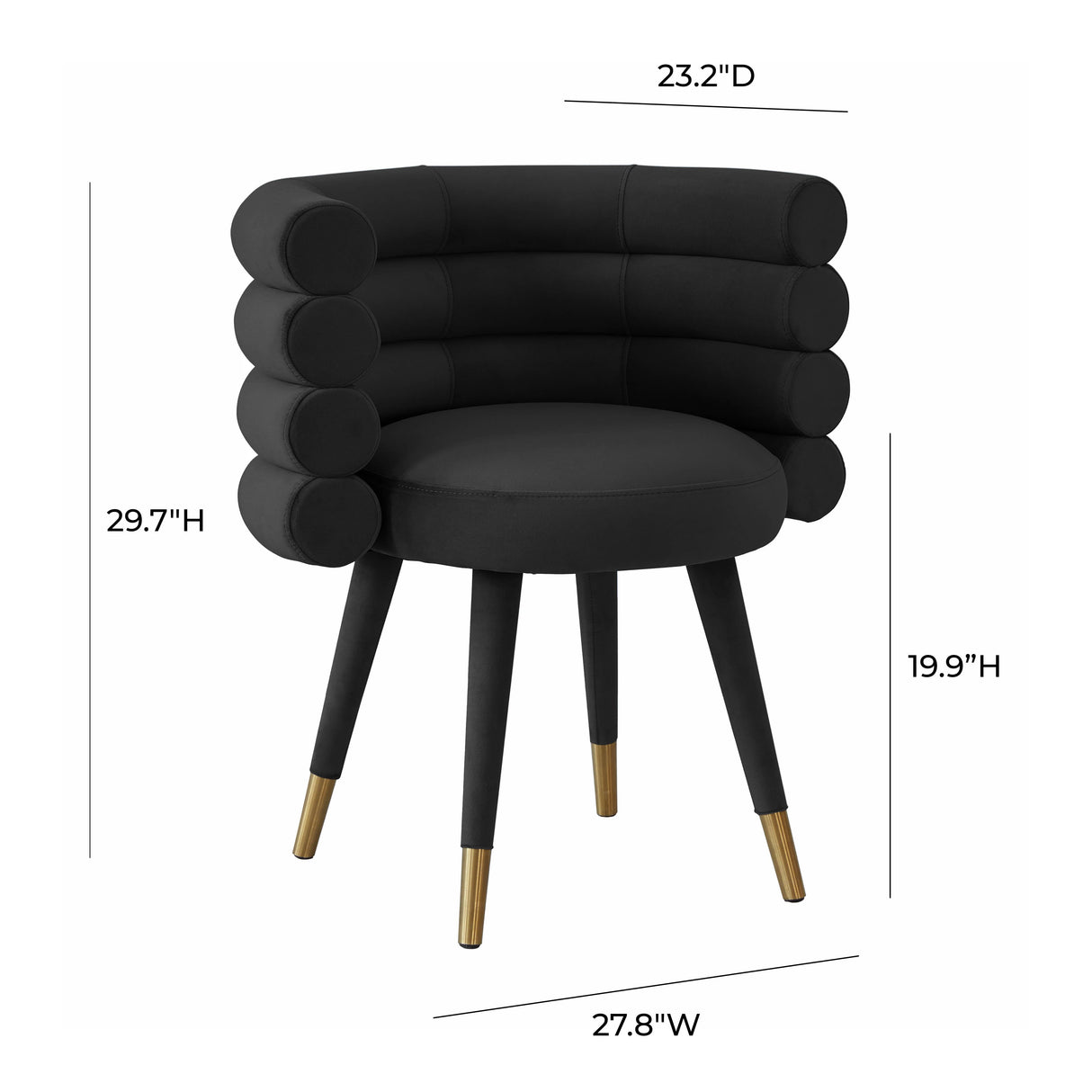 Betty Velvet Dining Chair by TOV Furniture at Eve Furniture