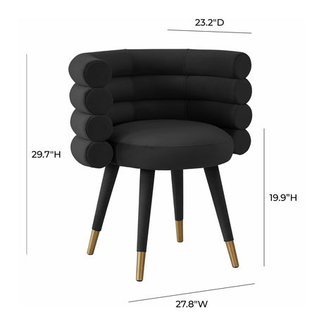 Betty Velvet Dining Chair by TOV Furniture at Eve Furniture